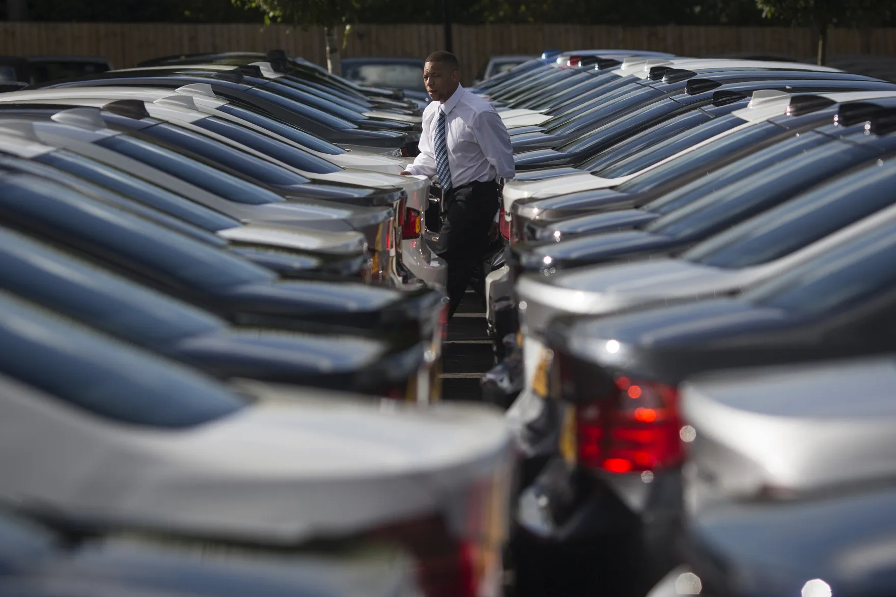 BMW Cars At A Dealership As Shares Recover In U.S. After Magazine Clarifies Emissions Report
