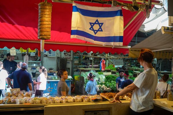 The Tel Aviv Stock Exchange As Tensions Between Israel And Iran Hit Mark Sentiment