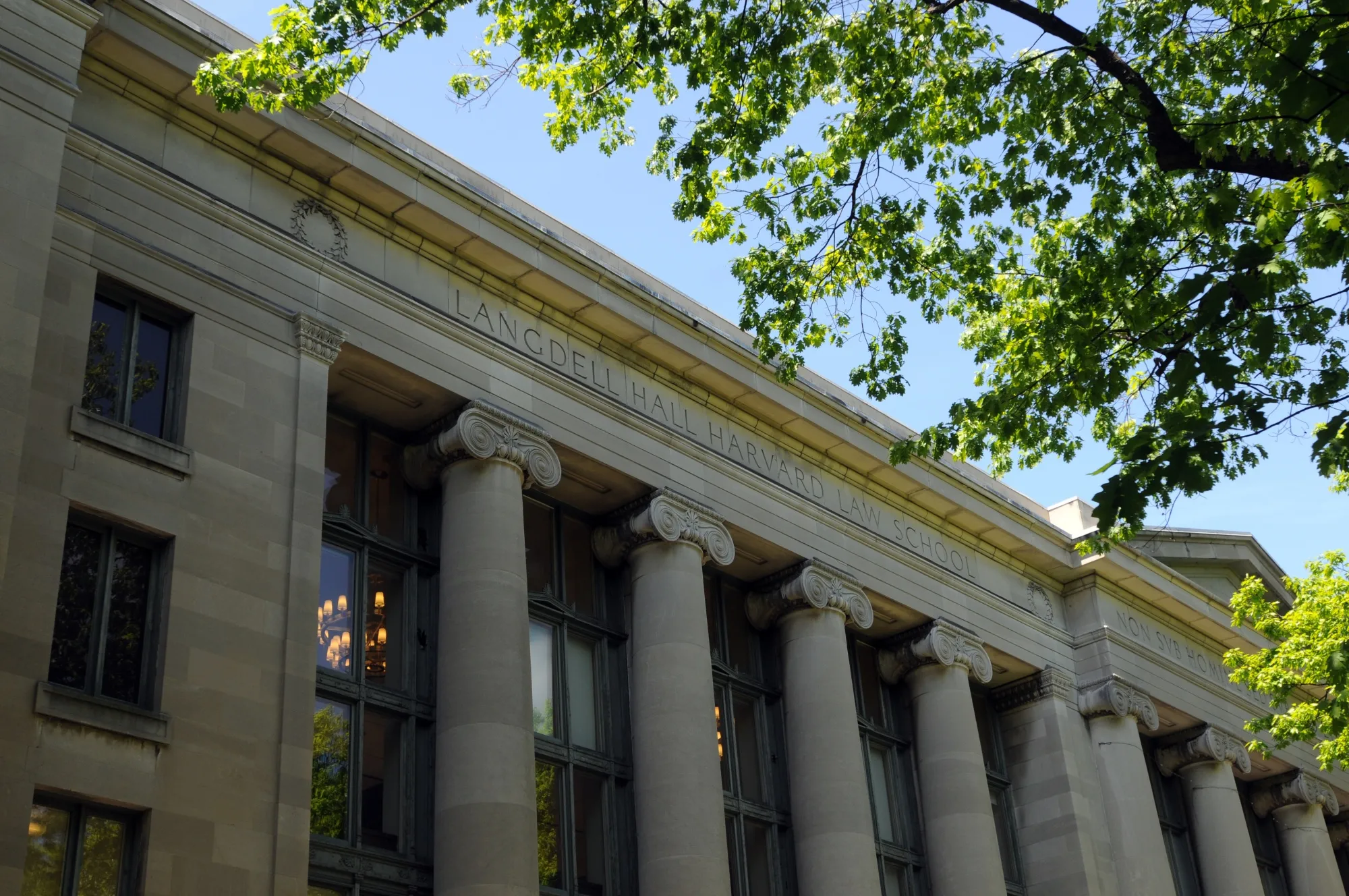 Harvard Law School's Langdell Hall&nbsp;at Harvard University in Cambridge, Massachusetts.