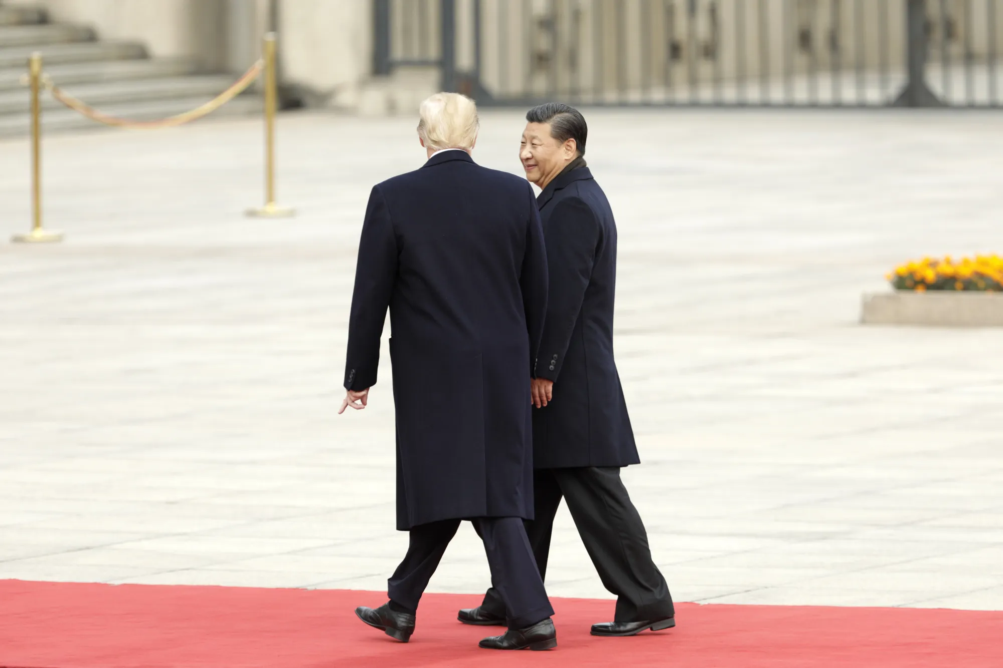 Donald Trump and Xi Jinping on Nov. 9, 2017.