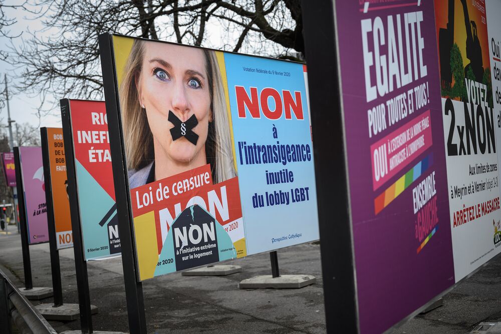 Swiss Voters Approve Outlawing Anti Gay Discrimination Bloomberg
