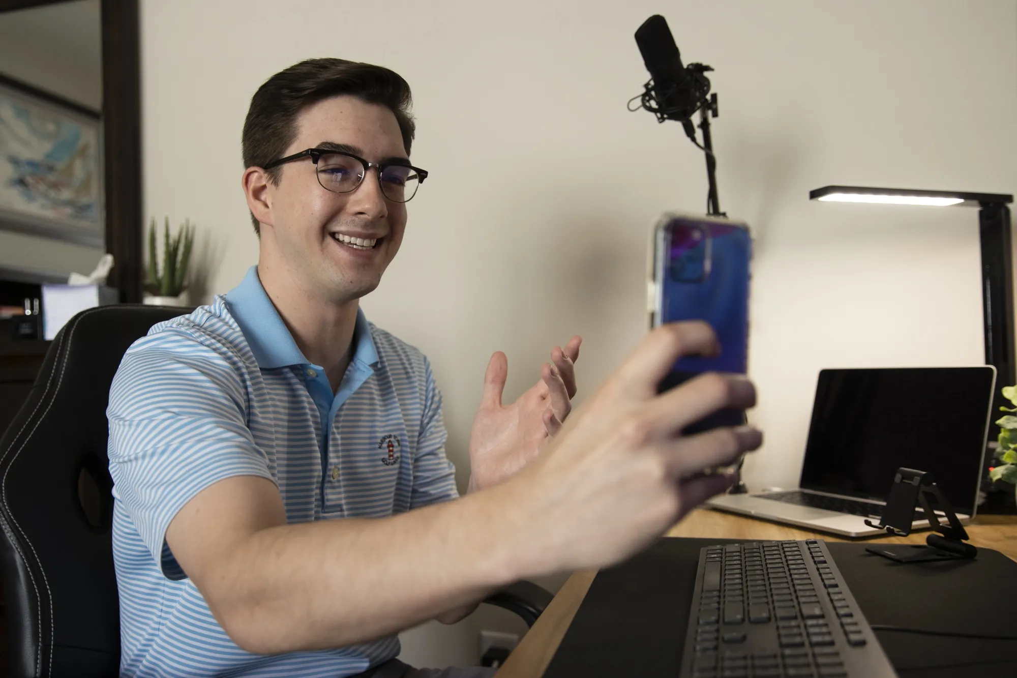 Austin Hankwitz shares&nbsp;videos on social media platforms to a new generation of investors.&nbsp;&nbsp;