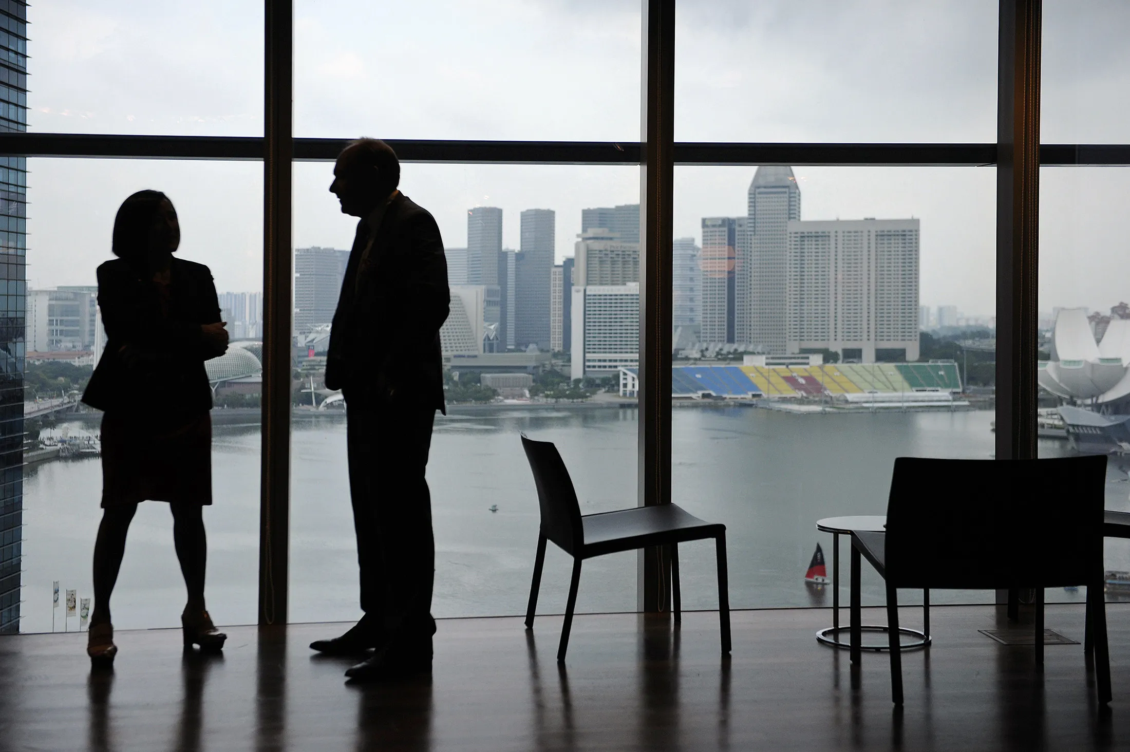 DBS CEO Piyush Gupta And Chairman Peter Seah Inaugurate Company\'s New Headquarters