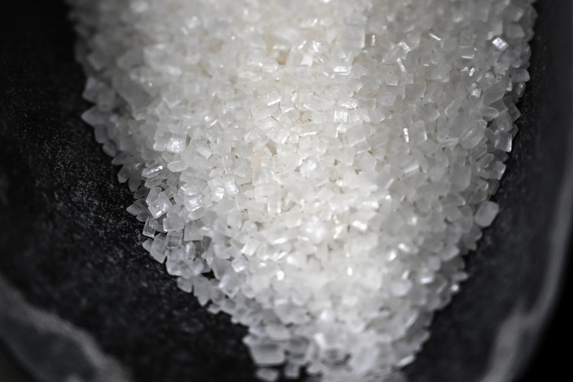 Refined sugar on sale at a shop in Meerut, Uttar Pradesh, India.