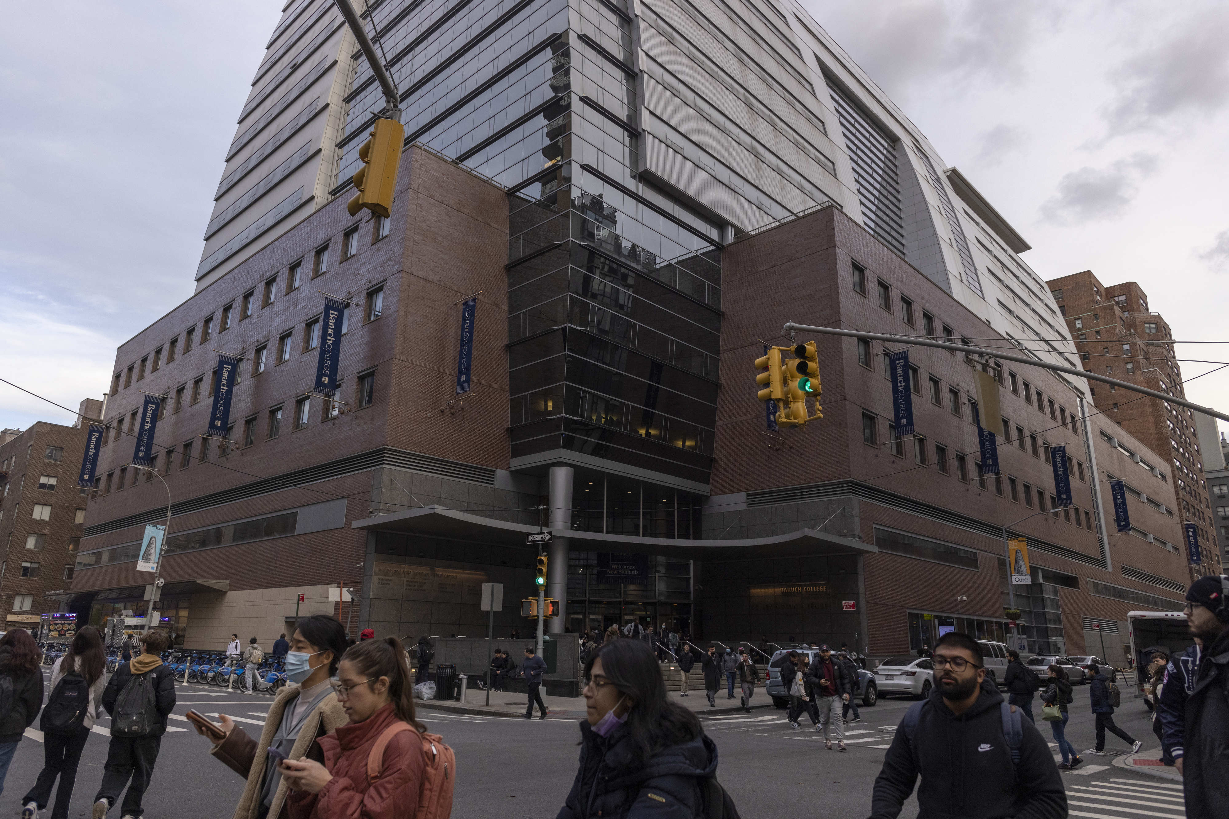 Baruch College campus in New York.