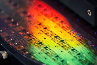 A silicon wafer