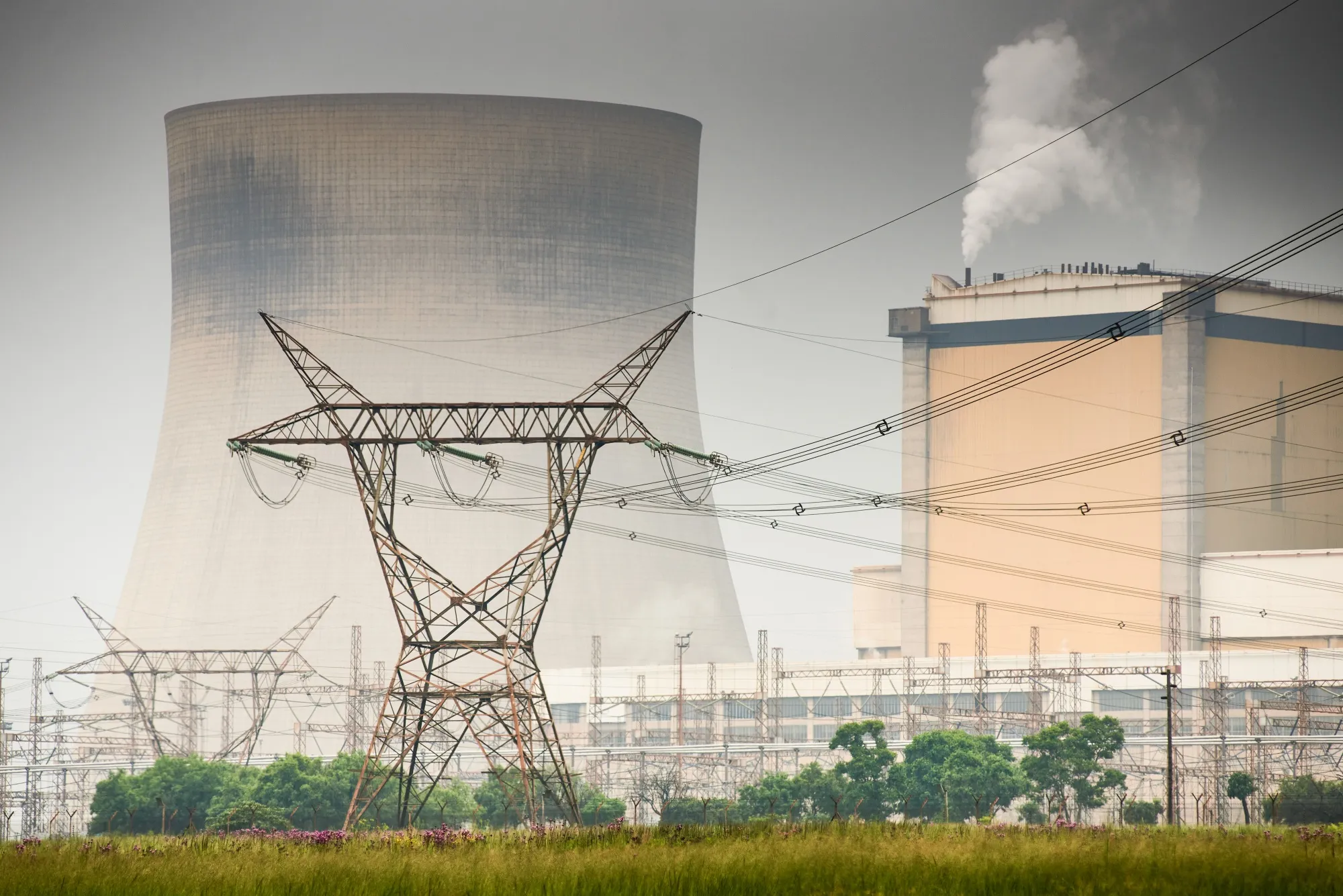 An Eskom Holdings SOC Ltd. power plant in Mpumalanga, South Africa.