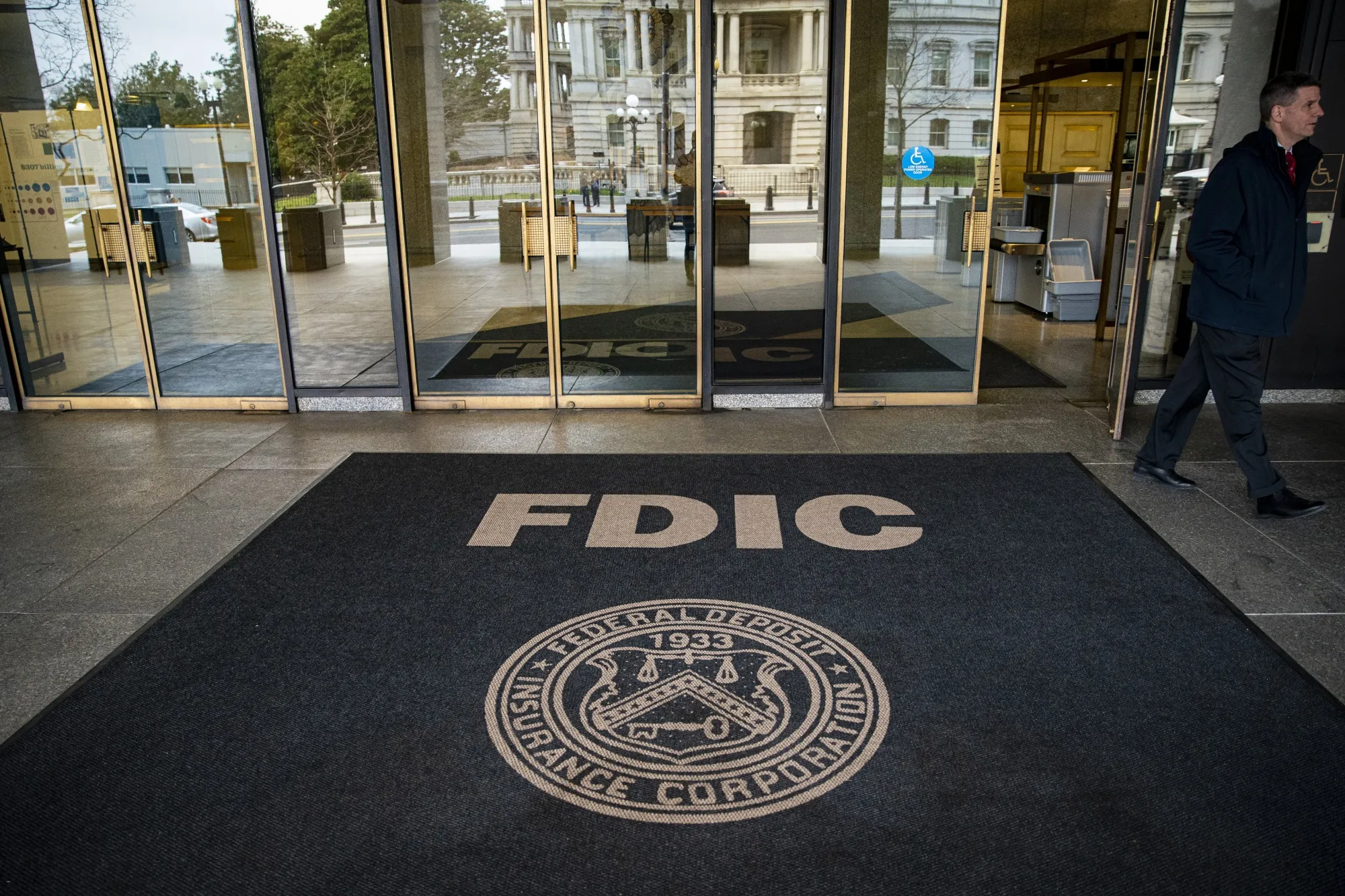 The Federal Deposit Insurance Corp. headquarters in Washington.