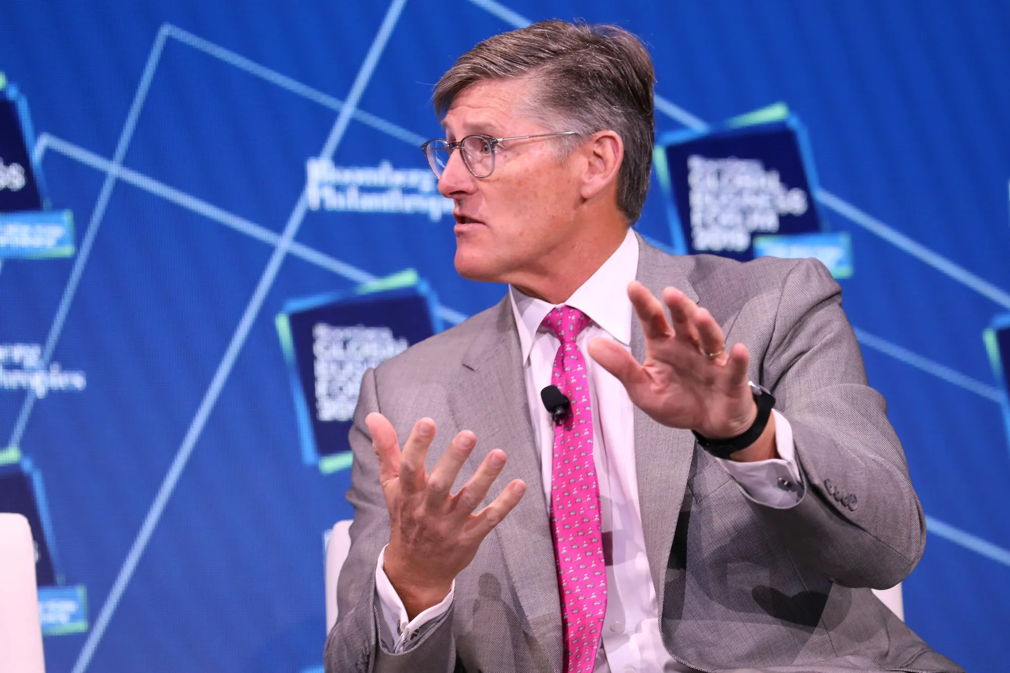 Michael Corbat speaks during the Bloomberg Global Business Forum on Sept. 25.