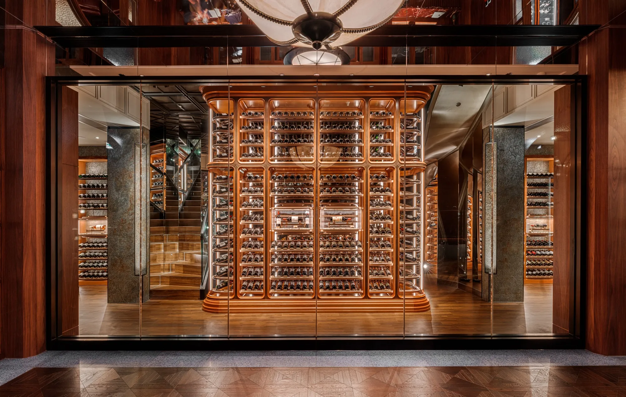 Bâtard’s wine cellar.