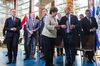 Morneau, third left, and fellow finances chiefs gather in Canada on June 1.