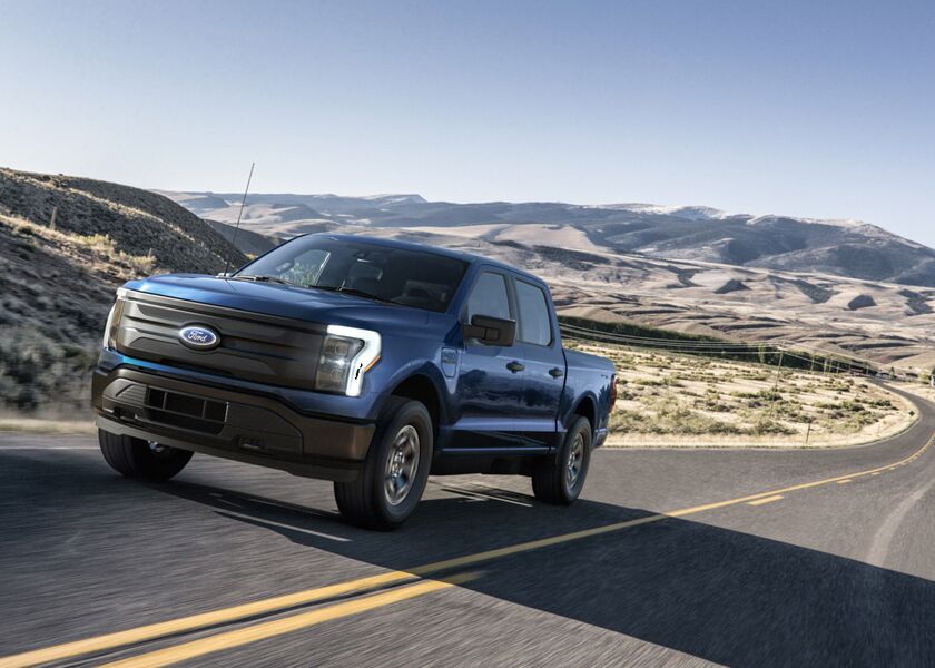 2022 Ford F-150 Lightning.