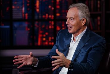 Former UK Prime Minister Tony Blair Interview 