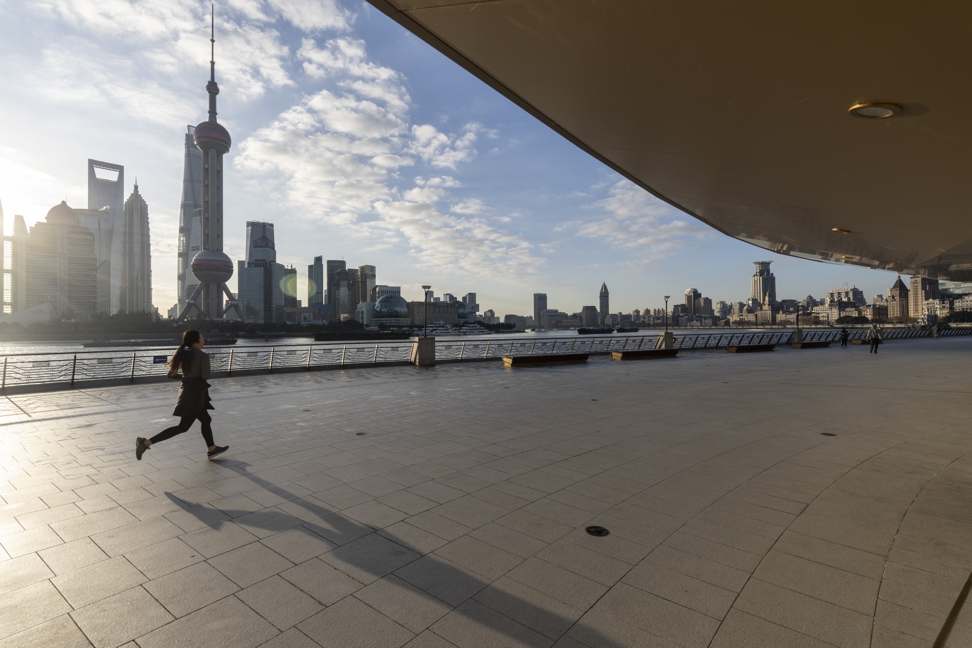 General Economy In Shanghai As Xi Says China's 2024 GDP Growth Set to Hit Target of Around 5%