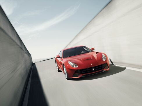 The Ferrari F12 Berlinetta.