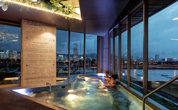 Density has spread from downtown over the Willamette River, giving residents of new projects like Yard new views of the city.