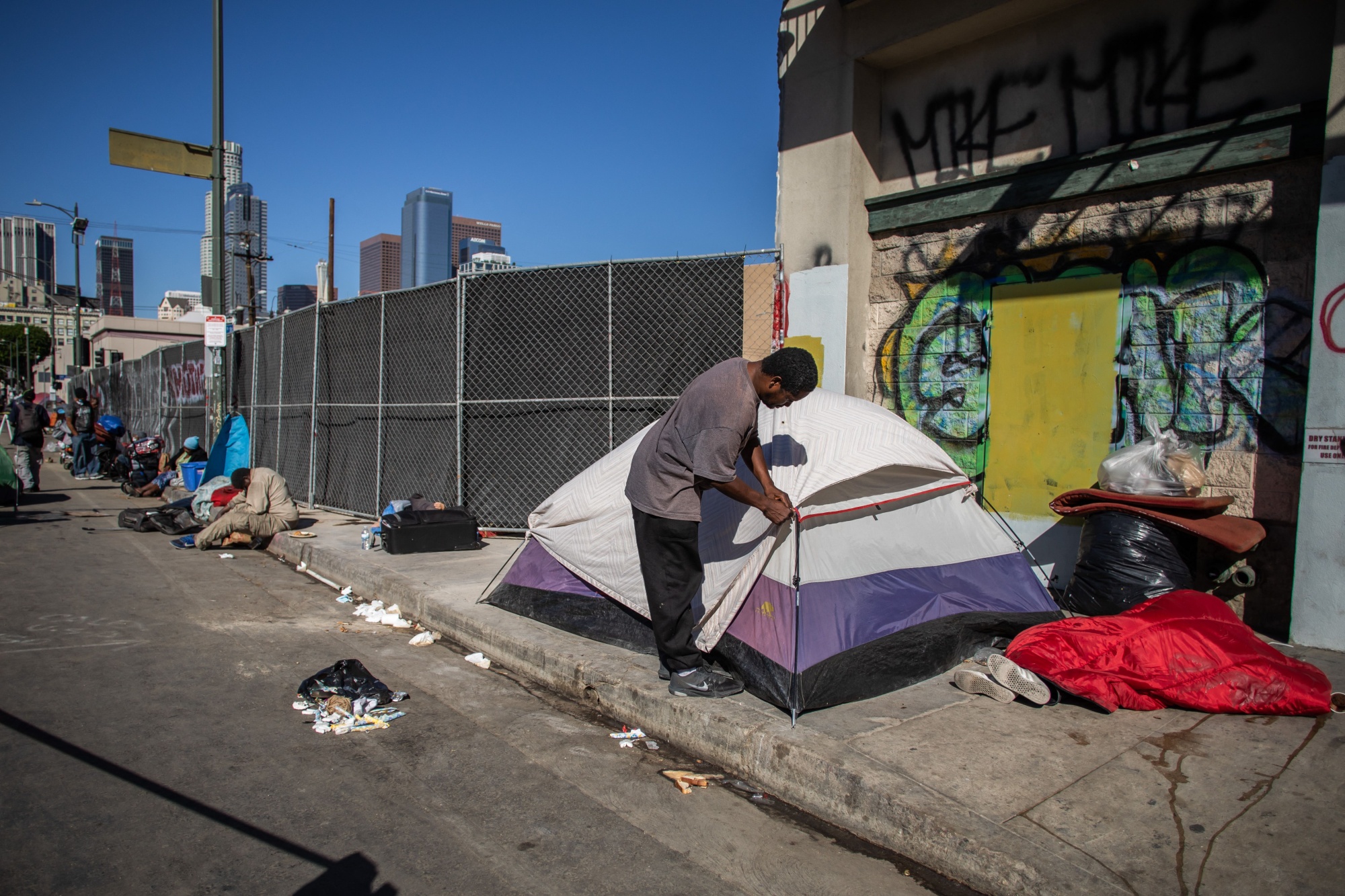 The Homeless of Skid Row, Which Way, L.A.?