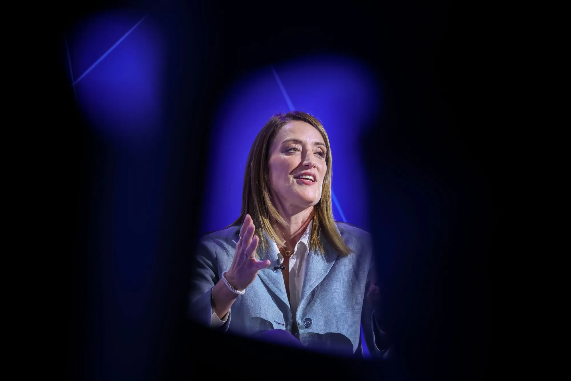 European Parliament President Roberta Metsola