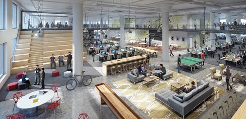 Sixth and seventh floor of 787 Eleventh Ave.