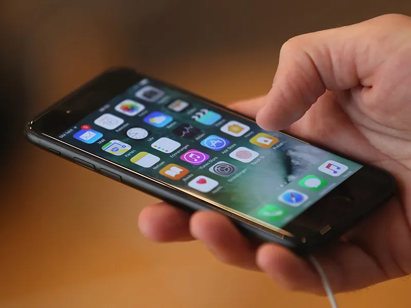 An Apple iPhone 7