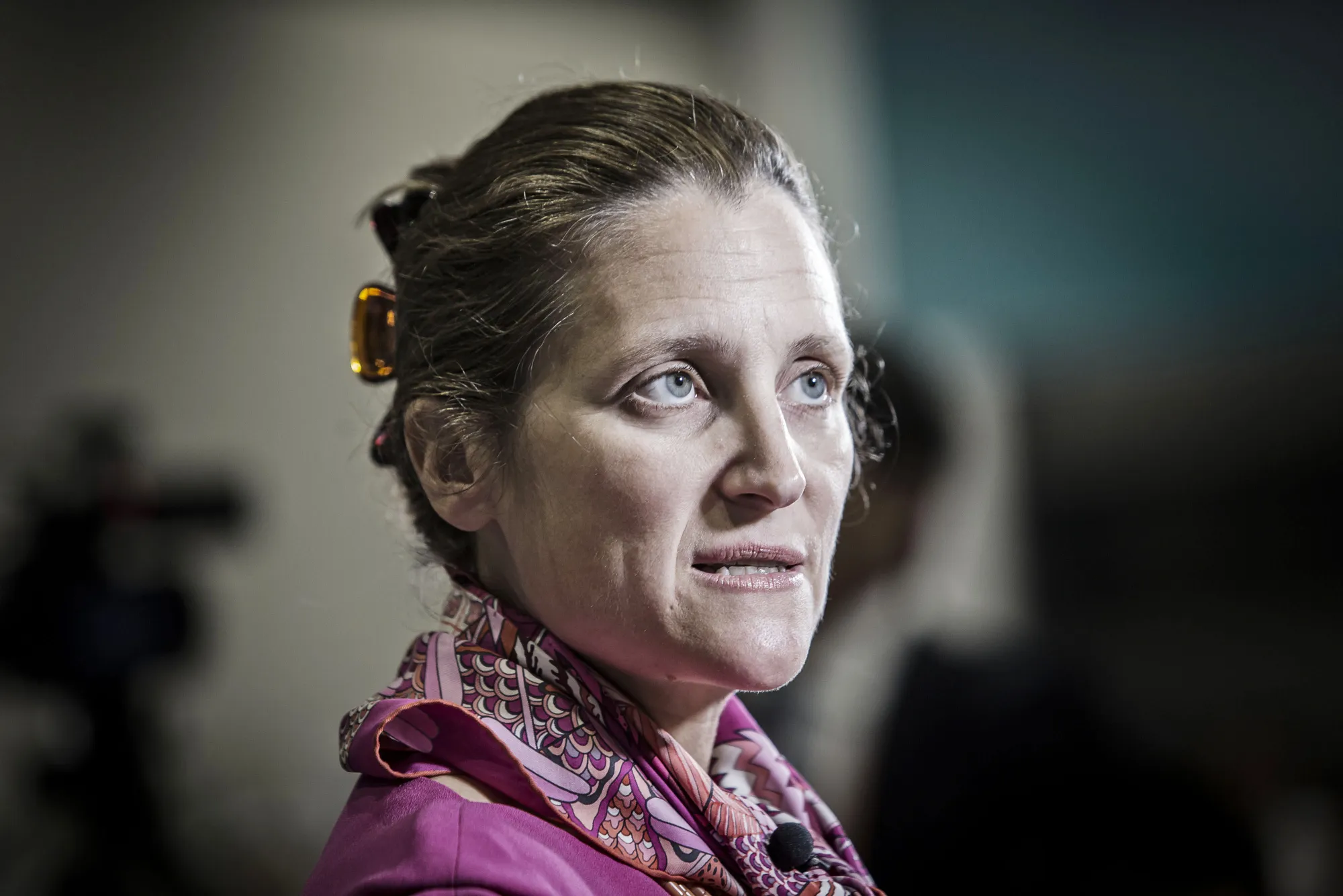 Chrystia Freeland.
