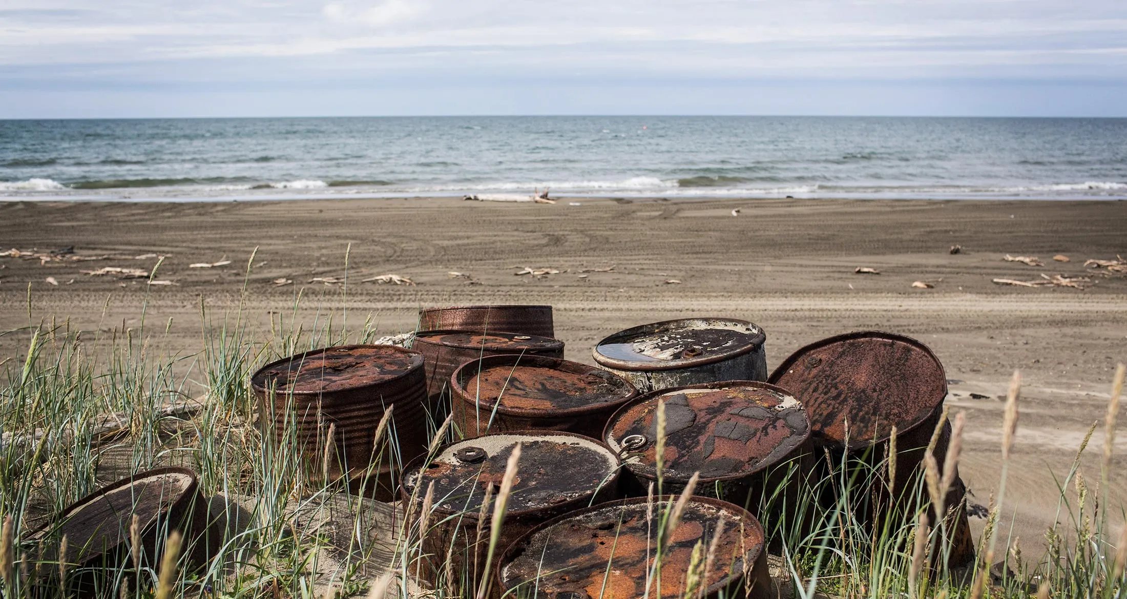 on July 7, 2015 in Shishmaref, Alaska.
