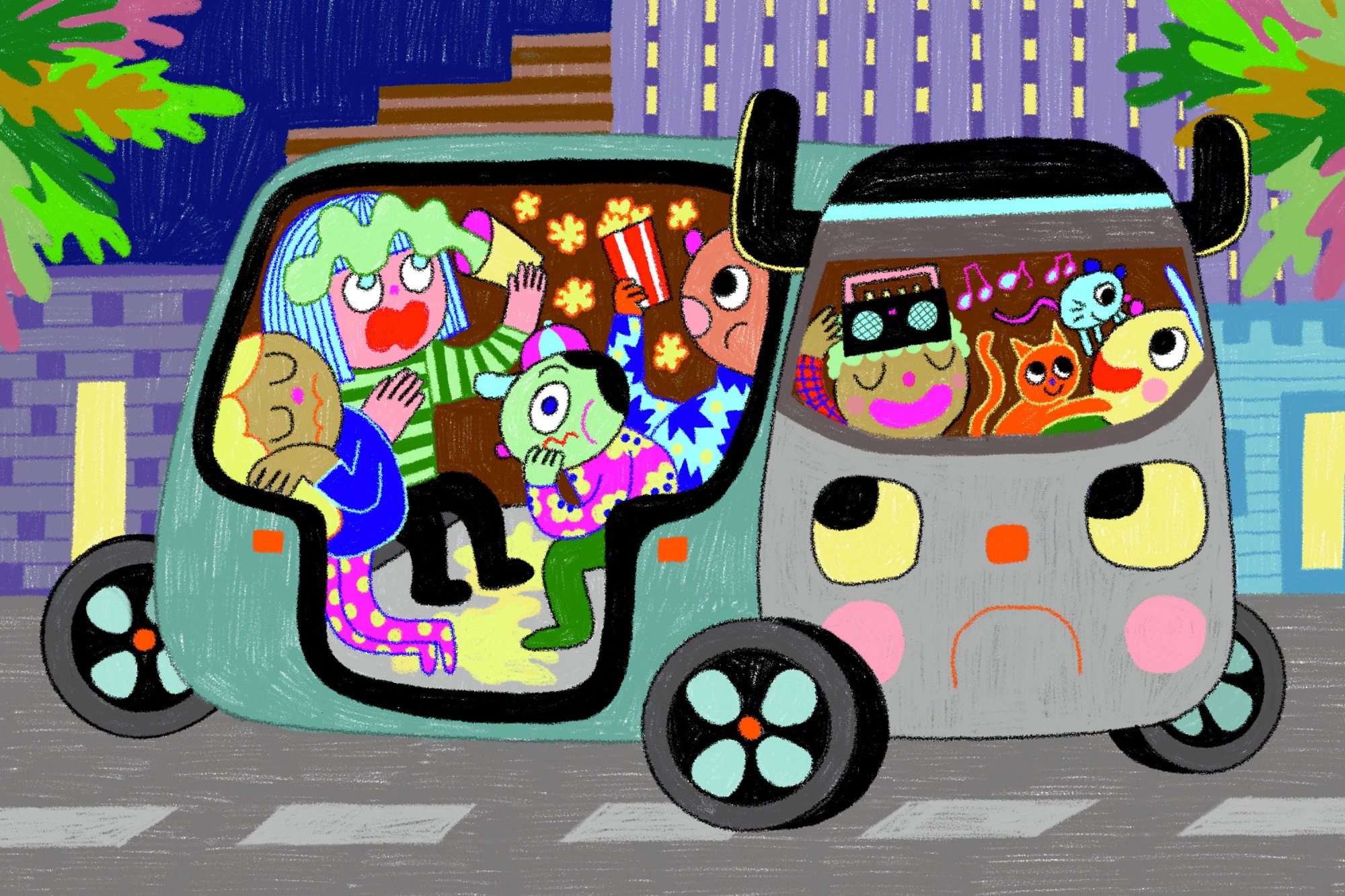 Image associated with story "Robotaxi Riders Are Falling Asleep, Sparking Frantic 911 Calls"