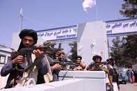 Taliban patrolling in Afghanistan's capital Kabul