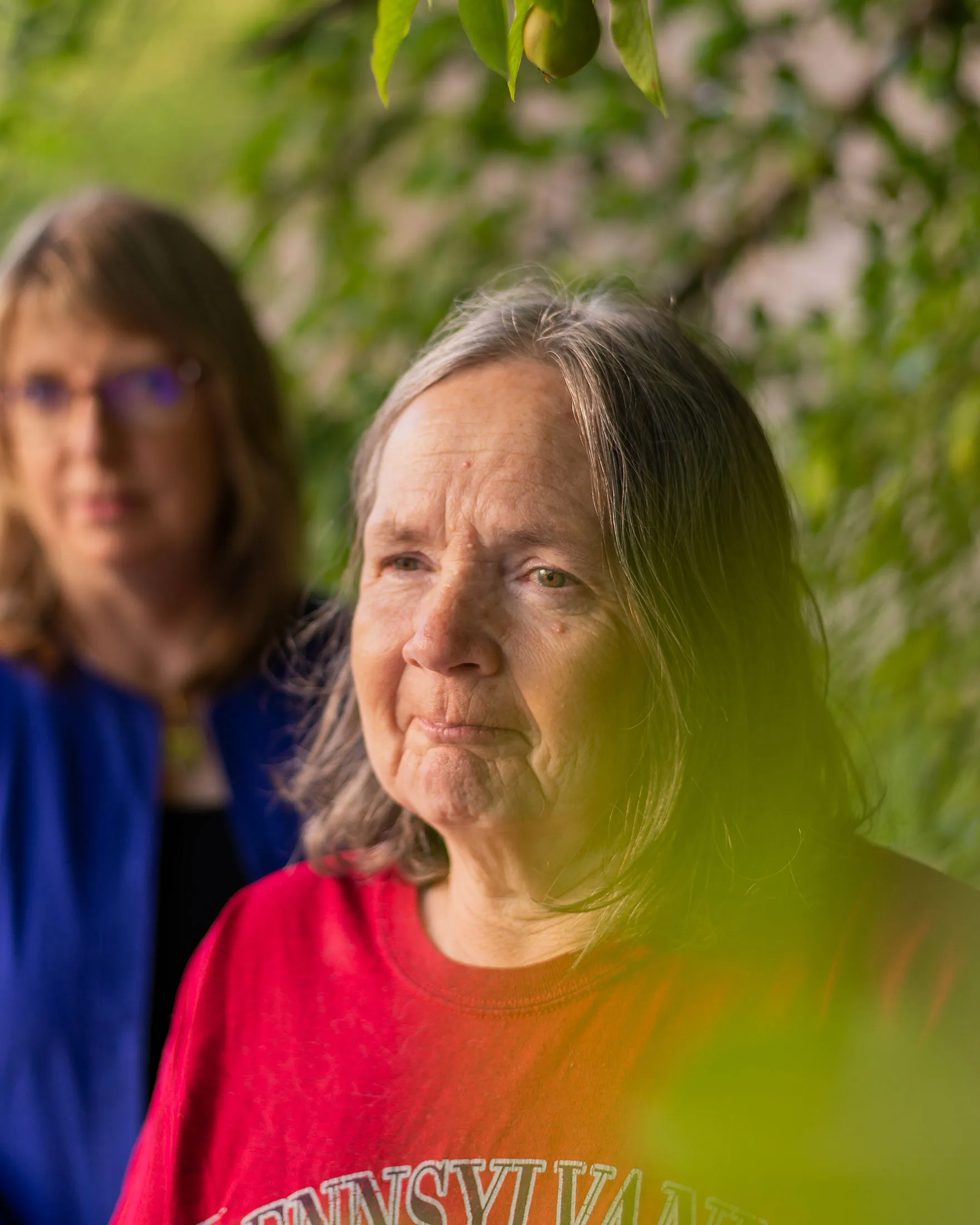 Barb Ashbrook, with&nbsp;Jennifer Terry&nbsp;in the background.