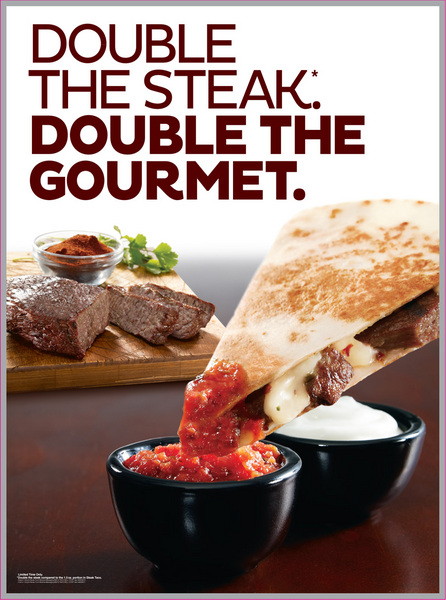 Steak Quesadillas Seen Lifting Yum’s Taco Bell Rebound
