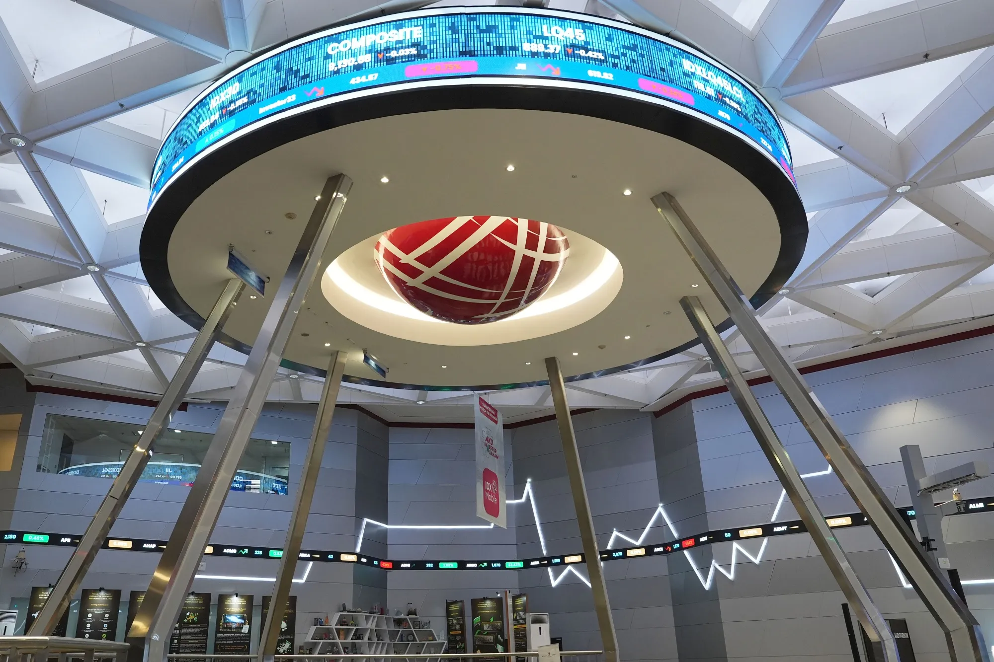 The Indonesia Stock Exchange&nbsp;in Jakarta, Indonesia.