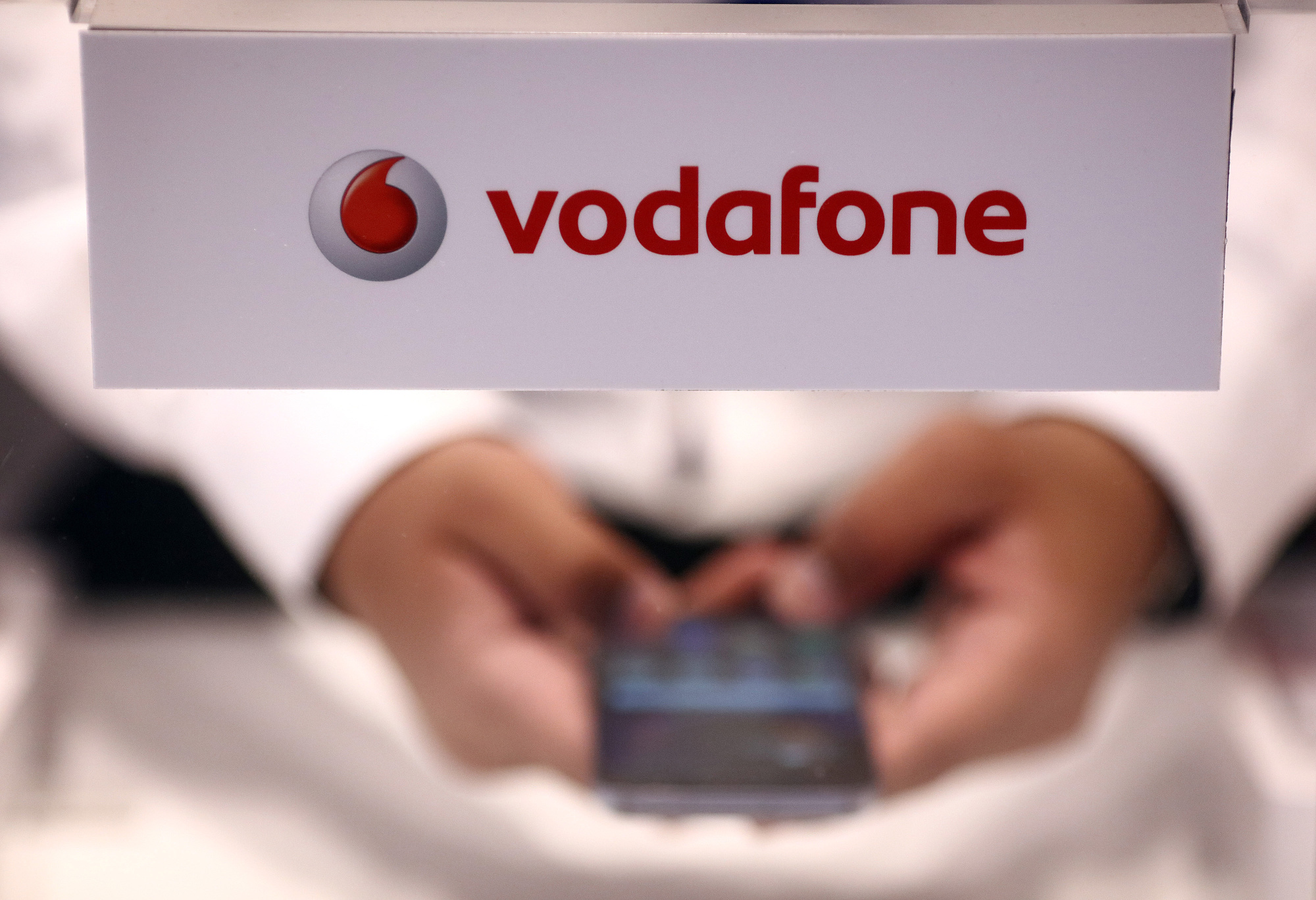 Inside A Vodafone Group Plc Store As Service Revenue Beats Estimates 