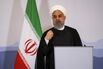 Iranian President Hassan Rouhani in Bern.