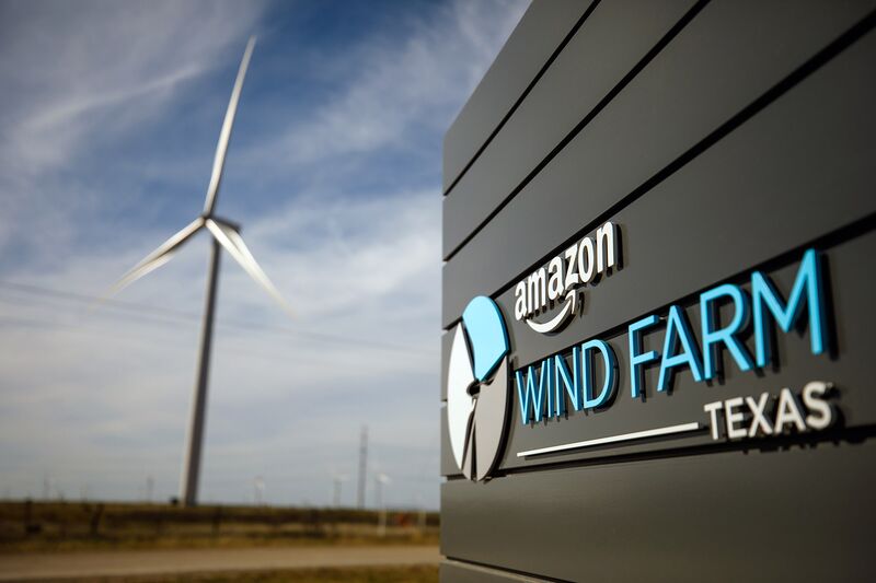Amazon Wind Farm Texas.