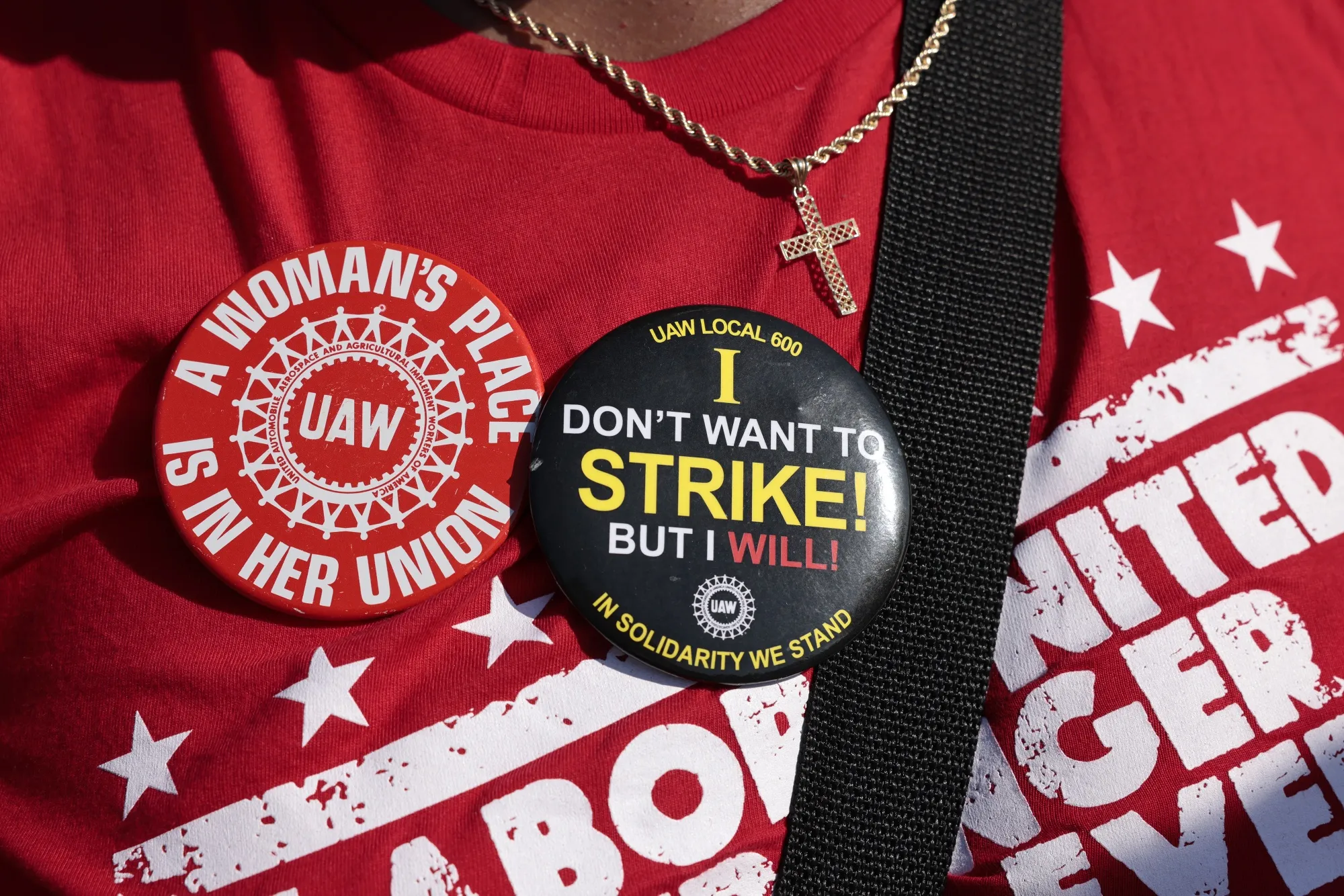 The UAW's 150,000 members have been preparing to strike work amid negotiations for a new labor contract with General Motors, Ford and Stellantis.