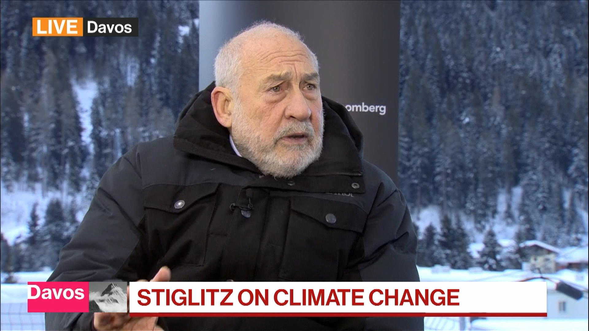 Watch Davos Columbia University’s Stiglitz on Global Inequality, Climate Change Bloomberg
