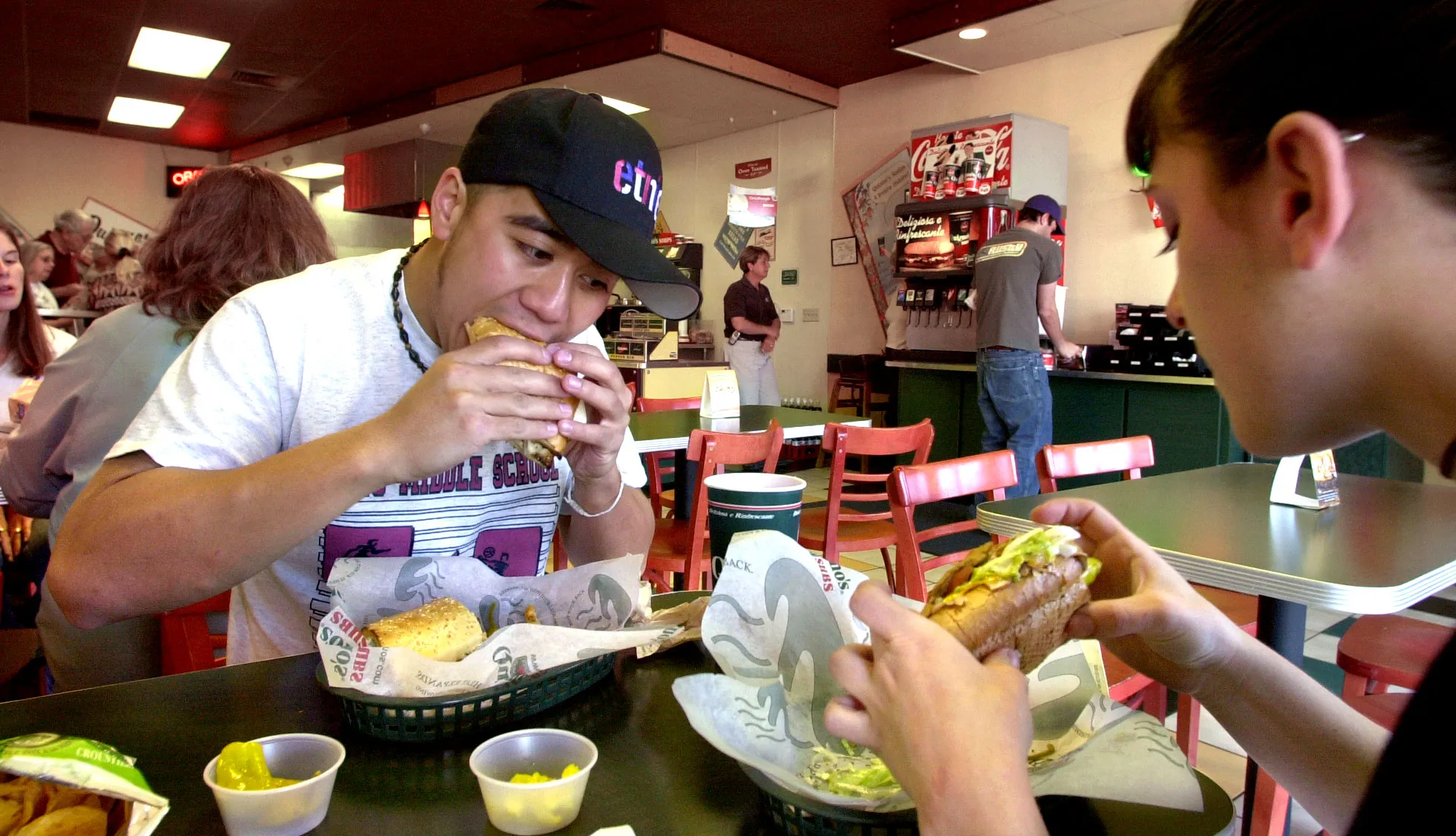 A Quiznos in San Diego.
