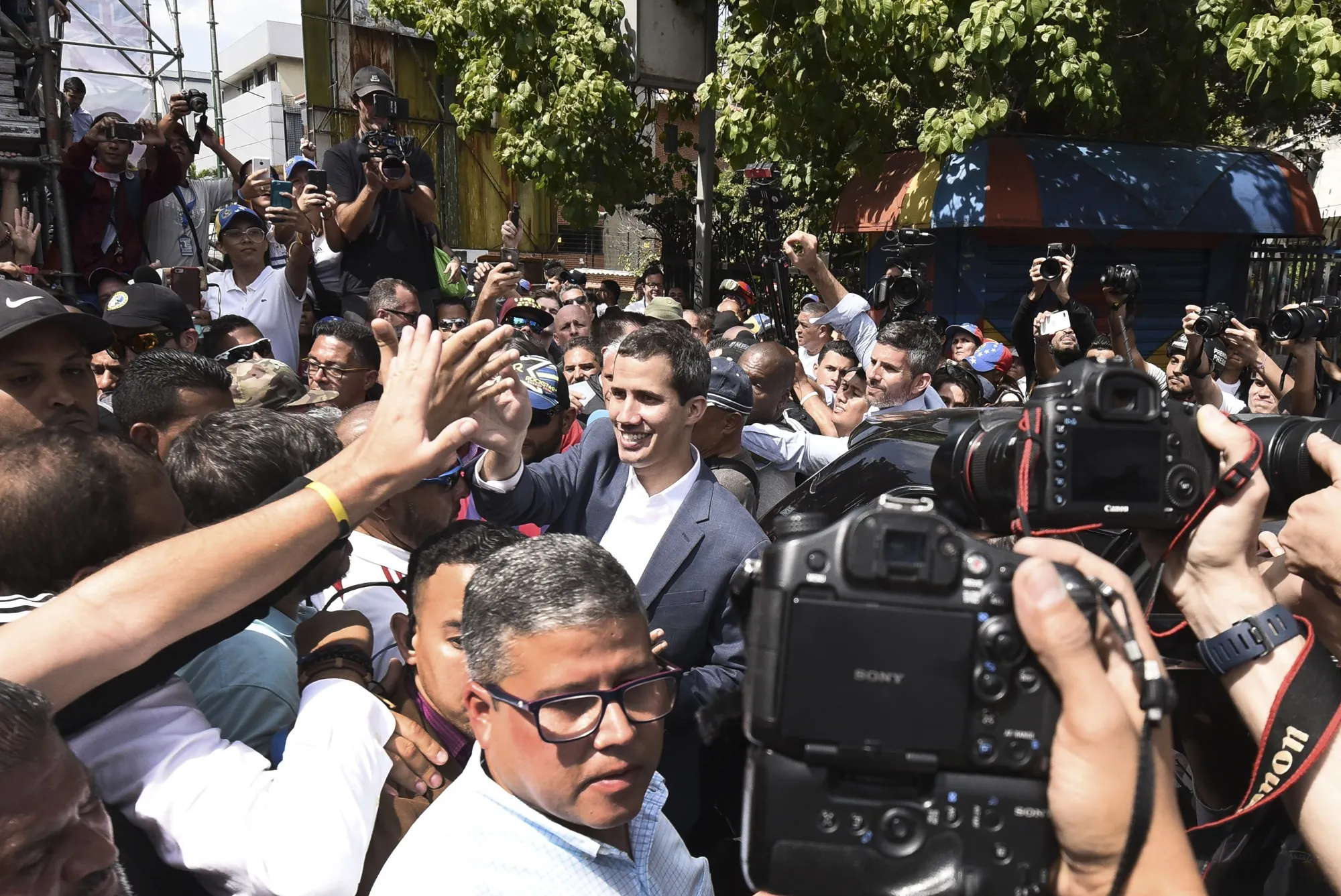 Juan Guaido in Venezuela.