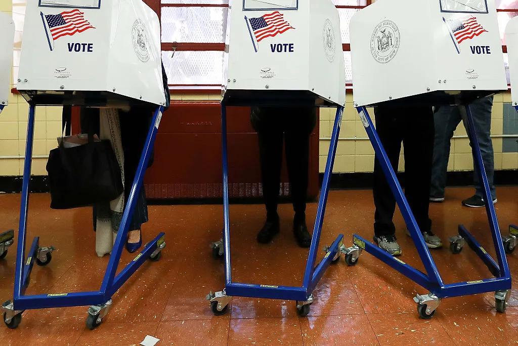 A lucky few get to vote.
