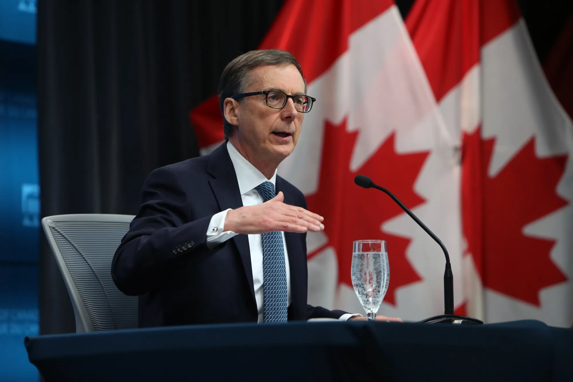Tiff Macklem speaks on March 3, after the Bank of Canada raised its policy interest rate to 0.5% from the emergency low of 0.25% set when Covid-19 hit North America.