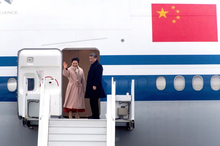 Chinese President Xi Jinping in France
