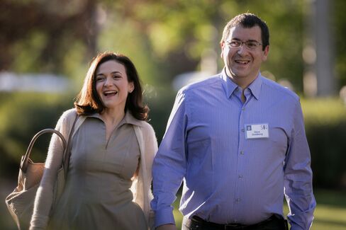 Faceboook COO Sheryl Sandberg & SurveyMonkey CEO Dave Goldberg