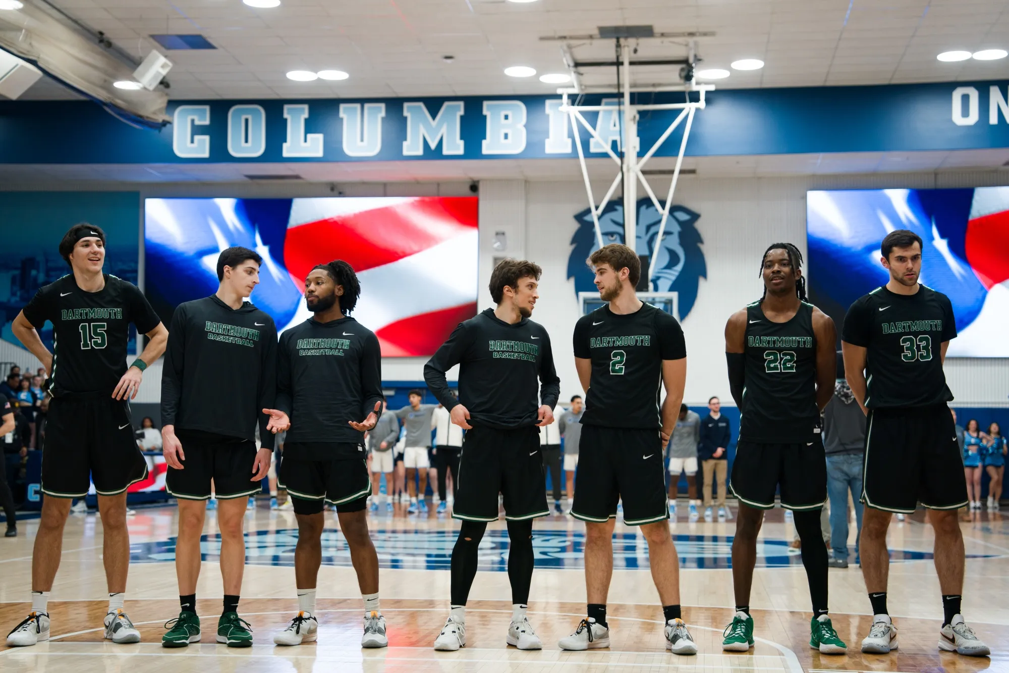 The Dartmouth basketball team.