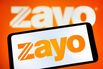 In this photo illustration, the Zayo Group Holdings logo is
