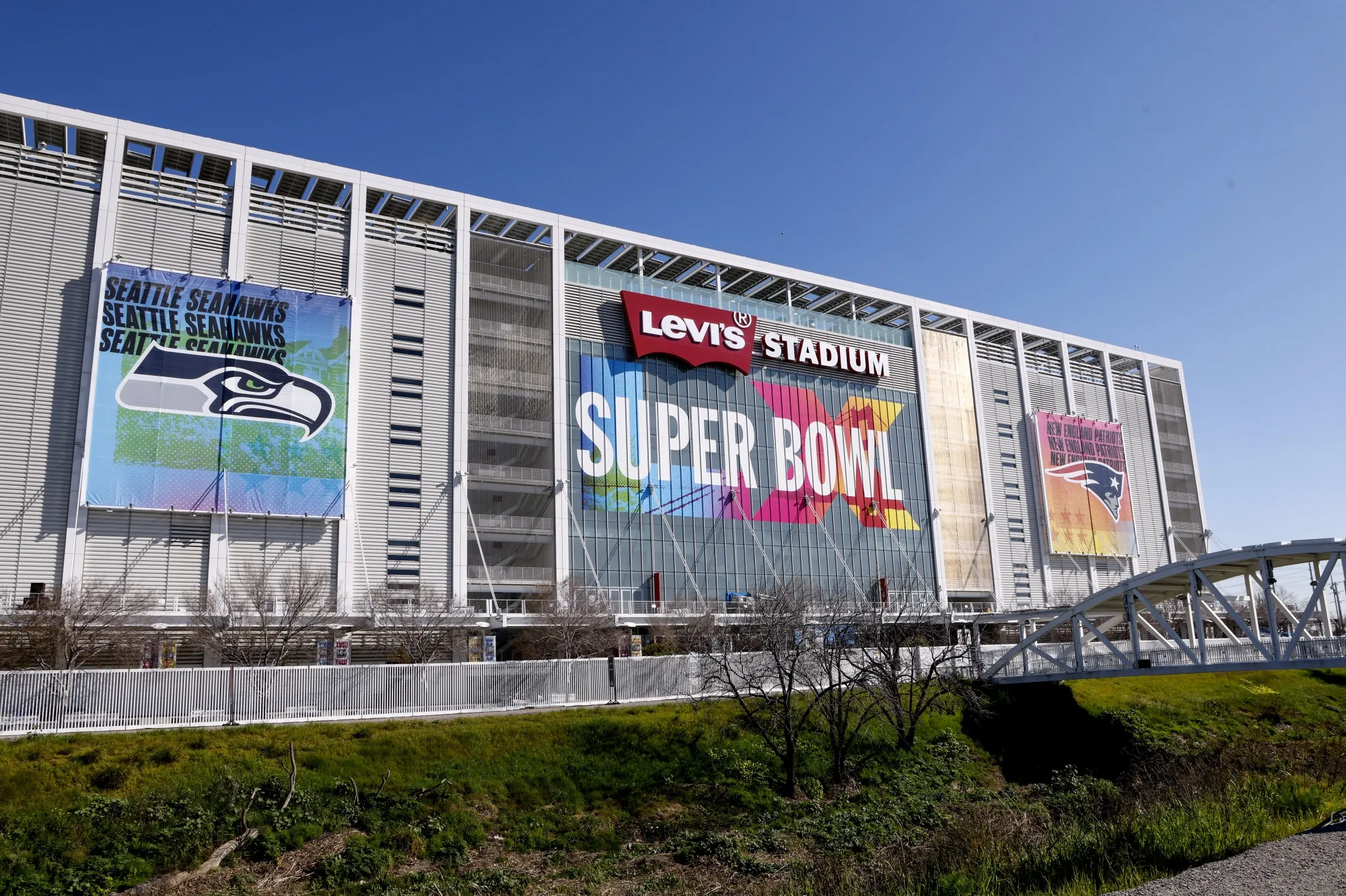 Levi's Stadium prior to Super Bowl LX in Santa Clara, California on Feb. 4.