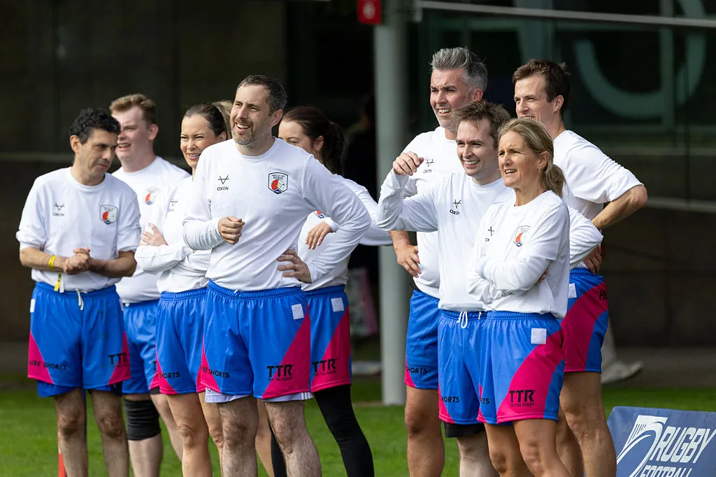 Labour MPs suited up for touch rugby during their party conference in Liverpool.