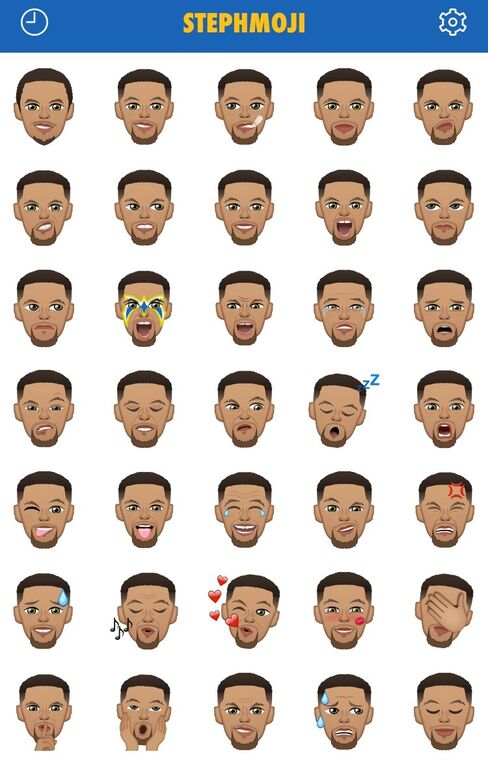 The $1.99 Stephmoji keyboard.