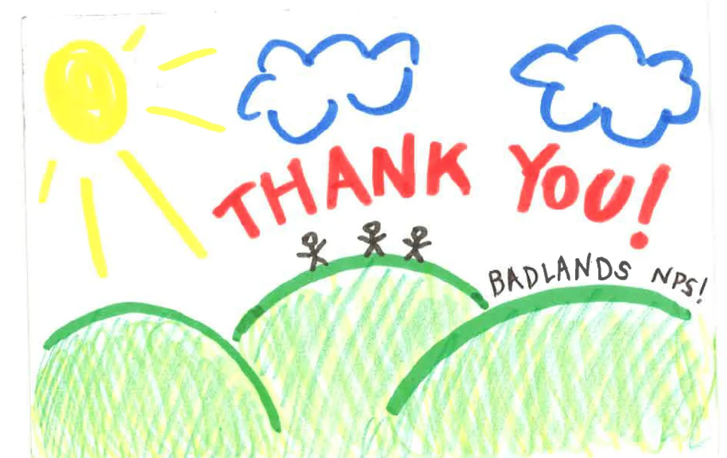A citizen's thank-you note to Badlands National Park after a former employee in January inappropriately posted facts about climate change.
