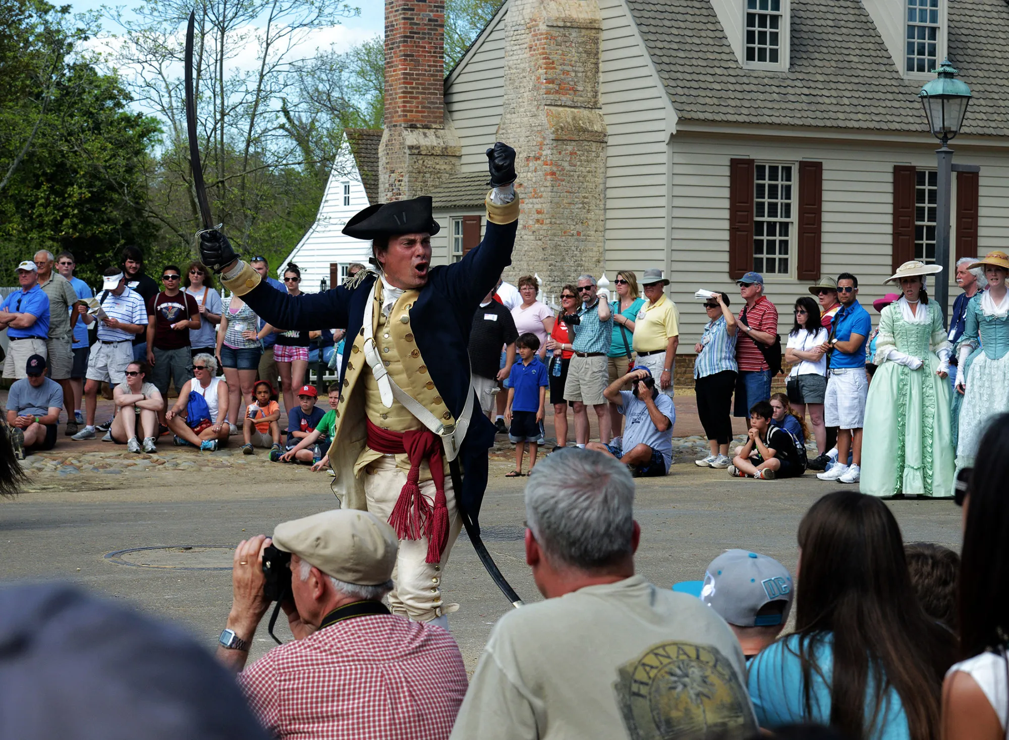 Colonial Williamsburg, Virginia, on April, 18, 2013.
