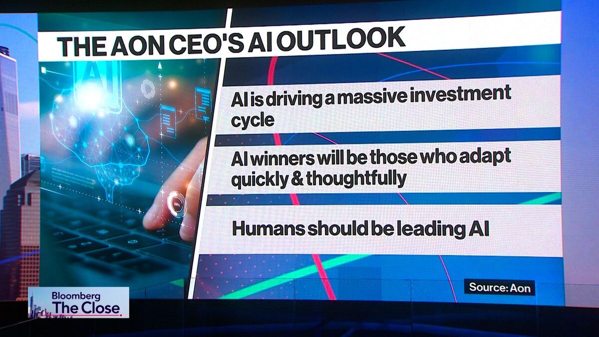 Aon CEO'su: 'Büyük' AI Fırsatını Takip Etmek